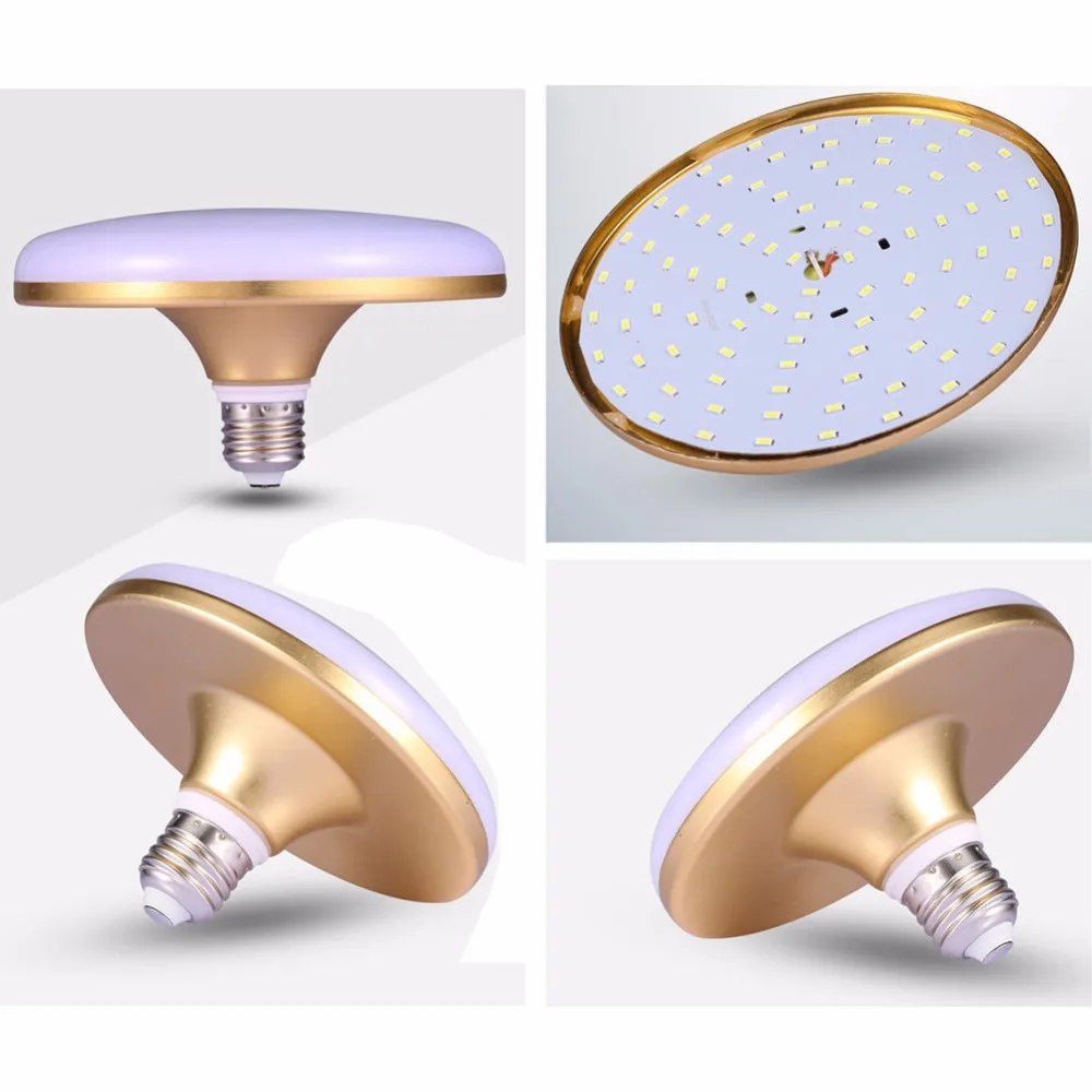 UFO LED Bombilla SMD5730 E27 Lampara ampolla lámparas AC220V 12 W 15 W 20 W 30 W 40 W 60 W ahorro de energía luces Led inteligente de Control IC bombillas