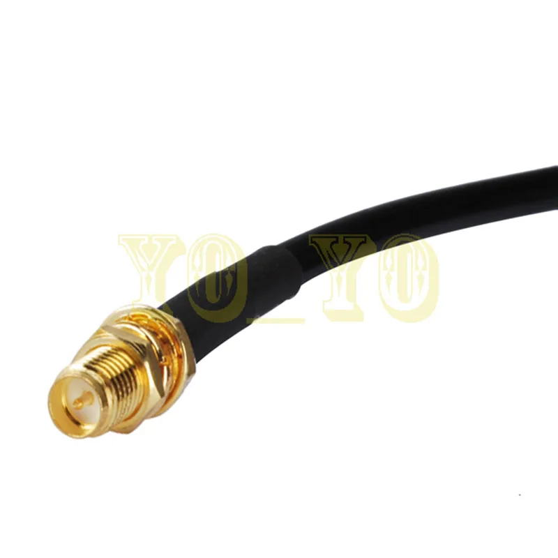 

ALLISHOP 2m SMA Male to RP SMA Female Plug Premium Jumper Cable RF Coax Pigtail RG58 New High Quality