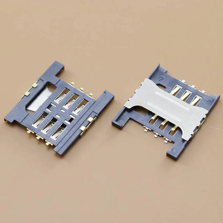 Generic YuXi 2PCS//lotSim Card Reader Socket for ASUS Fonepad 7 FE7010CG K004 Holder Connector Slot Tray Module