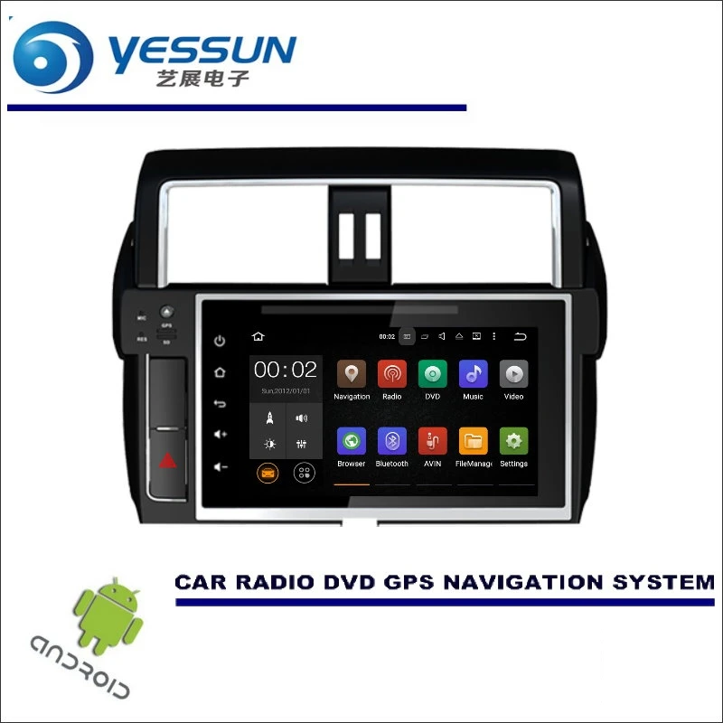 

YESSUN For Toyota Prado 150 2010~2013 - GPS Player Navi Radio Stereo HD Screen Car Multimedia Navigation Wince / Android System