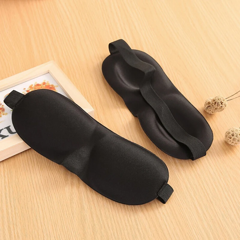 3D Sleeping Blindfold Eye Mask Rest Relax Eye Patch Unisex 3 Styles Travel Sleep Soft Natural Padded Shade Cover