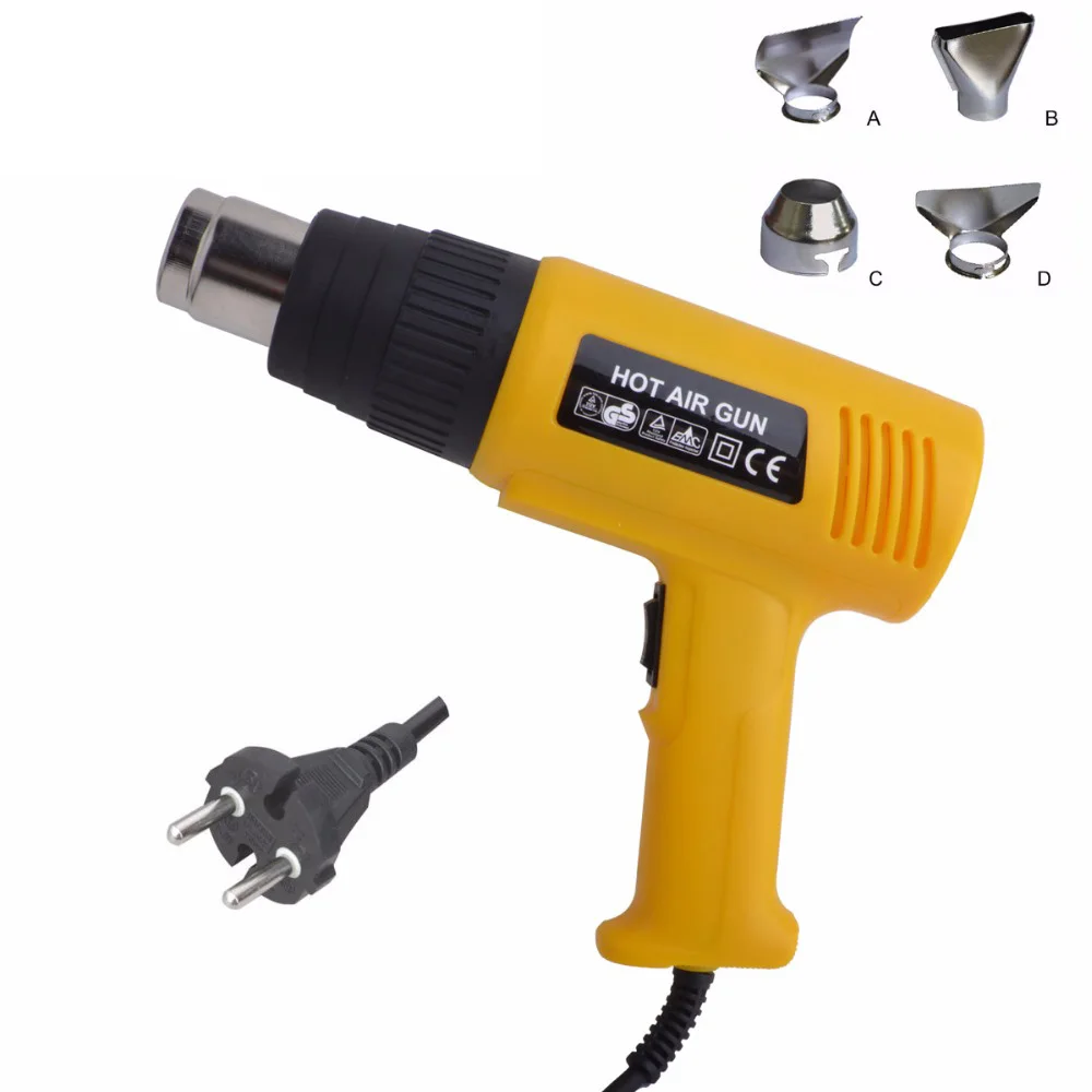 CE/GS Certified High Quality Electric Hot Air Gun Heat Gun With EU Plug