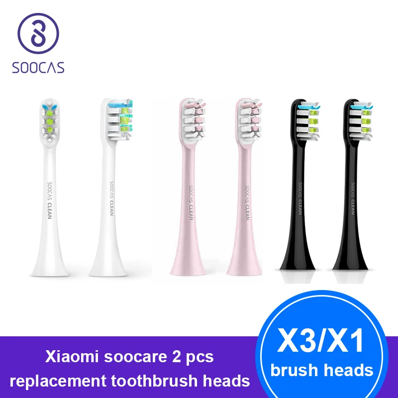 Xiaomi Mijia SOOCAS X3 X5 X1 головка зубной щетки оригинальная SOOCARE X3 головка зубной щетки Замена для Xiaomi Youpin sonic зубная щетка
