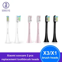 Xiaomi Mijia SOOCAS X3 X5 X1 головка зубной щетки оригинальная SOOCARE X3 головка зубной щетки Замена для Xiaomi Youpin sonic зубная щетка