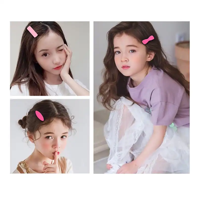 5pcs Card Fashion New Women Hairpin Children Colorful Barrettes