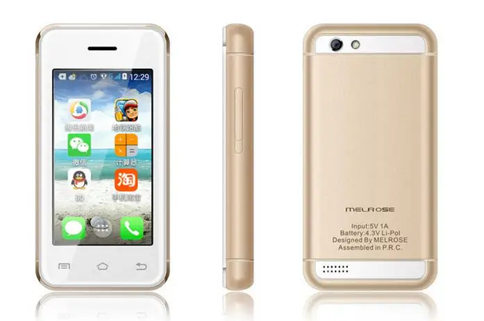 original Melrose S9 3G gsm mini android 4.4 smartphone 2.4 inch Dual core MTK6572 china S8 phones smartphones I6 mobile phone 6S original Melrose S9 3G gsm mini android 4.4 smartphone 2.4 inch Dual core MTK6572 china S8 phones smartphones I6 mobile phone 6S