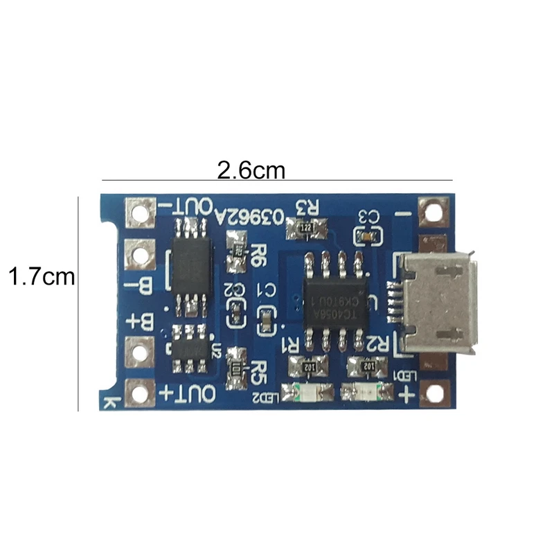 Type c/Micro USB 5 В 1A 18650 модуль зарядного устройства литиевой батареи зарядная плата с