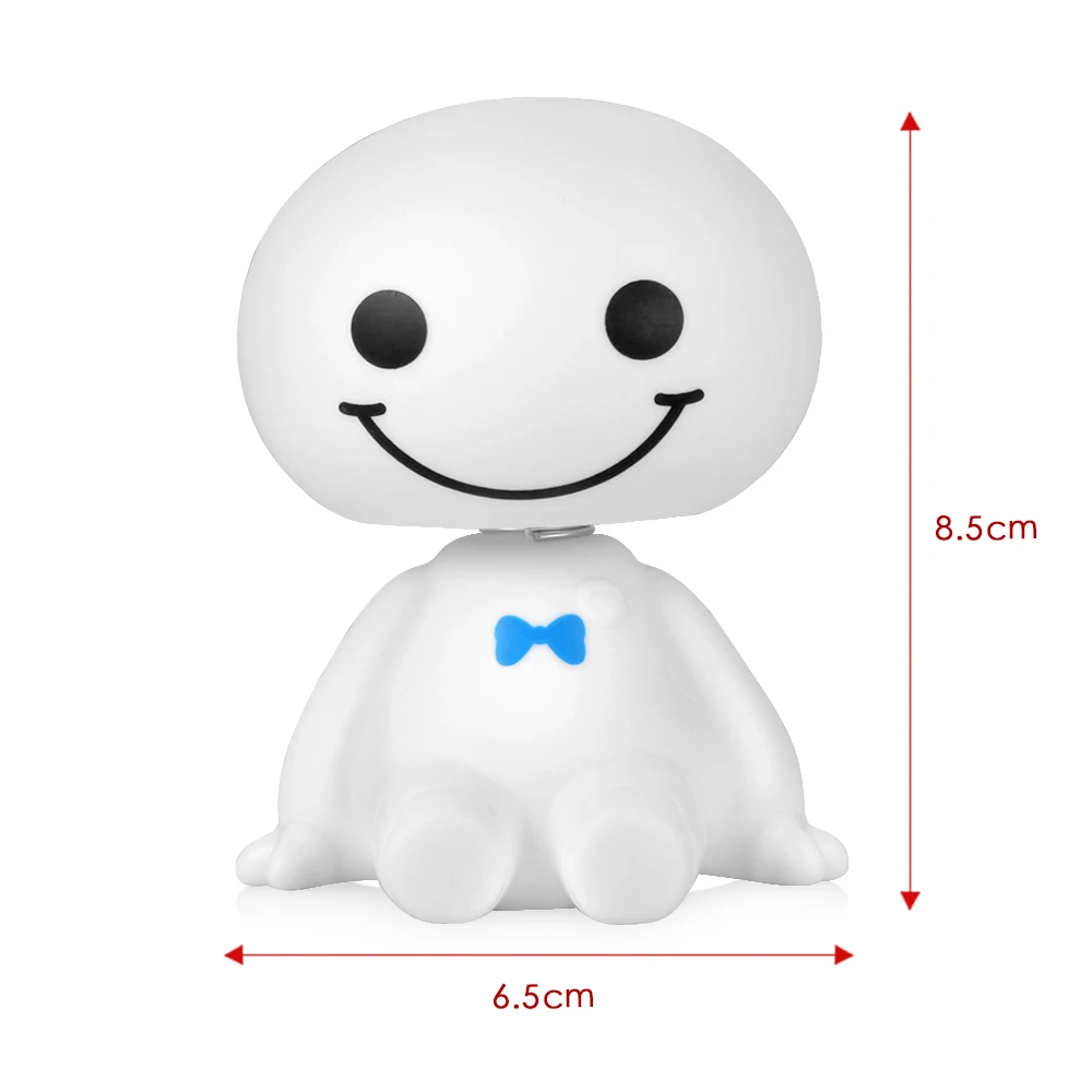 Автомобильный орнамент Симпатичный робот с вибрирующей головкой Baymax кукла