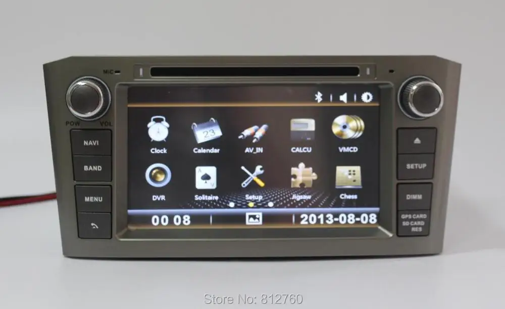 Discount 7" 2 din Car DVD GPS For Toyota Avensis 2003 2004 2005 2006 2007 2008 Navigation System Bluetooth Radio RDS Stereo Head Unit+map 2