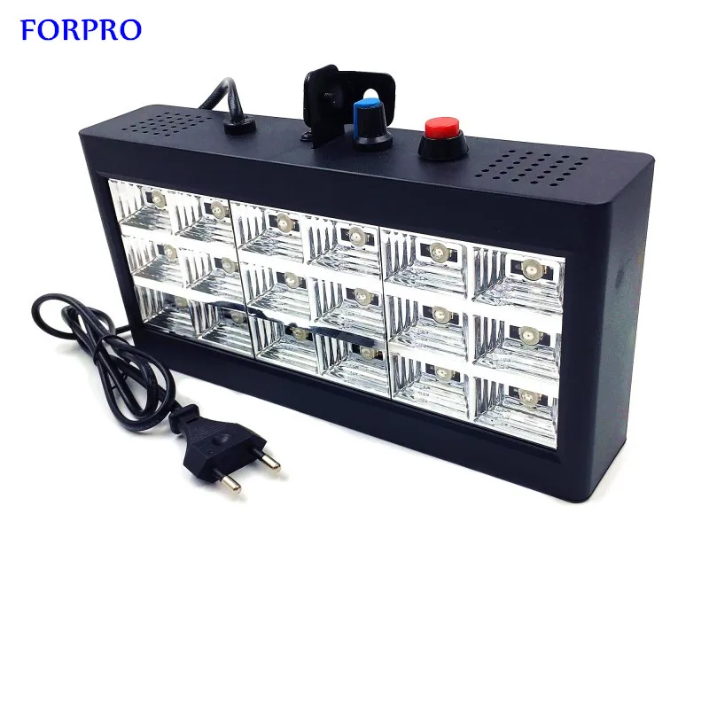 

FORPRO Sound Control 18 RGB LED room strobe 20W Disco Party DJ Light Show Home Entertainment 110V 220V Laser Projector Club Bar