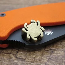 Грубые латунные бусины для ножа Паракорд зонтик веревка шнур Открытый EDC паук Паракорд шарик