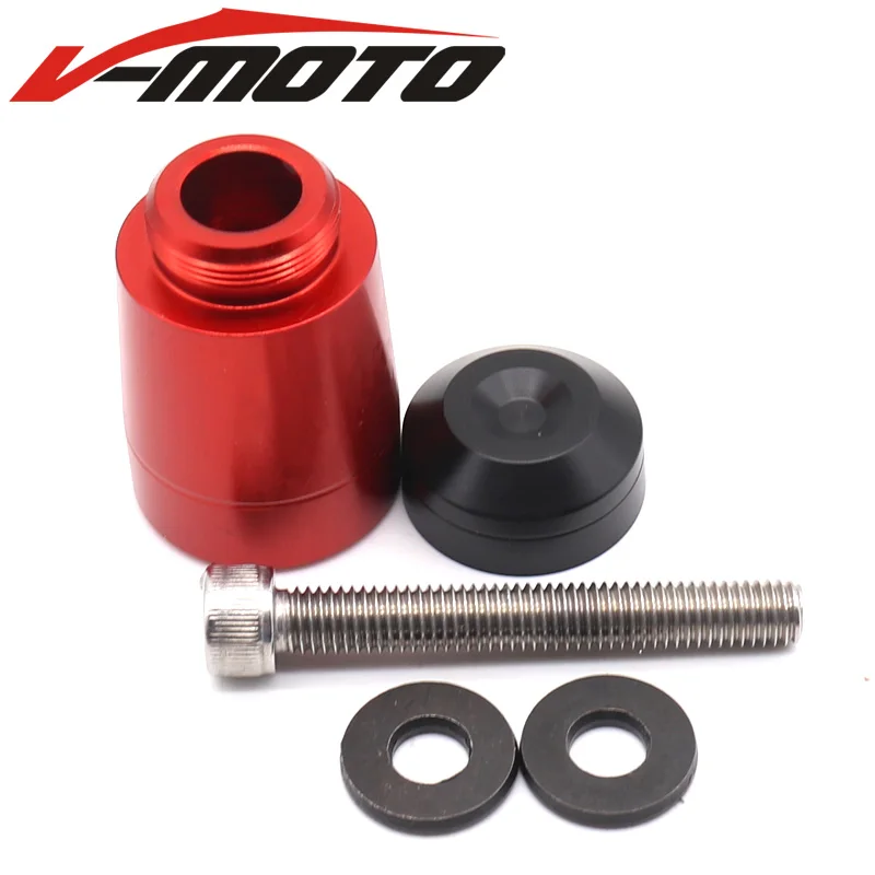 Мотоцикл 7/8 'དྷ мм ручки рукоятка Кепки конец Вилки для Aprilia RS 125 1000 R 2000 250 50 RX50 650