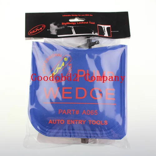 

2015 Hot selling Black KLOM PUMP WEDGE LOCKSMITH TOOLS Auto Air Wedge Lock Pick Open Car Door Lock Medium Blue Size