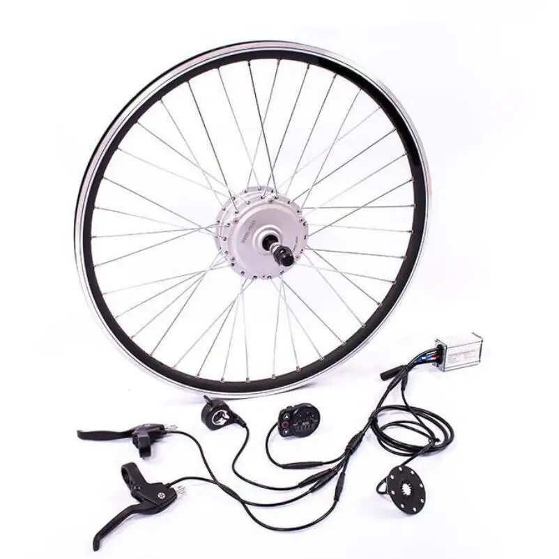 Excellent 24V 250W Bike Conversion Front wheel kit Brushless Hub Motor Mountain Electric bicycle 27.5 inch ebike MTB Bike Road Bicycle 1