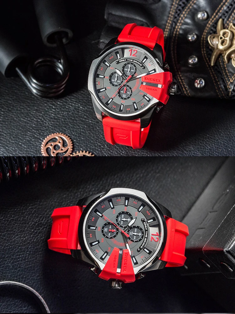 Relogio masculinoMontre chronographe дизель Сери троис Темпс DZ4427