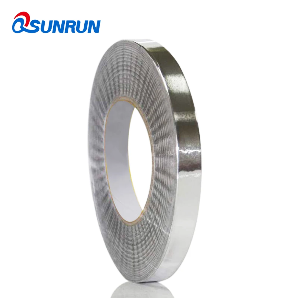 Алюминиевая фольга лента 10 мм* 40 м* 0,06 мм алюминиевая клейкая лента алюминиевые ленты