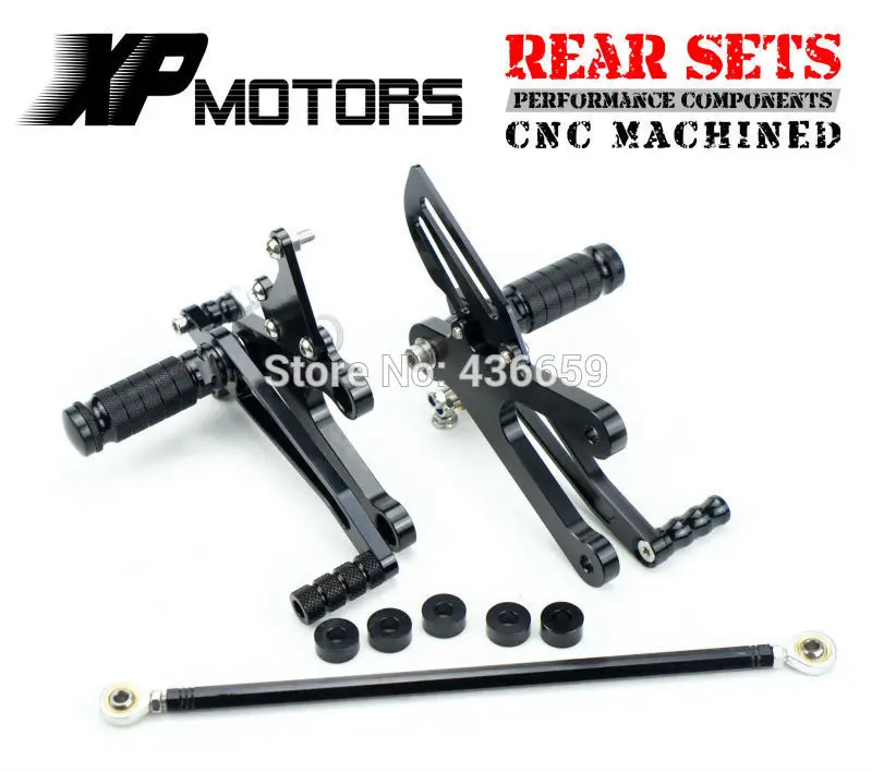

CNC Billet Racing Rearset Foot Pegs Rear Set For HONDA NSR250 MC21 MC28 PGM3 PGM4 1990 1991 1992 1993 1994 1995 1996 1997 Black