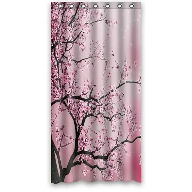 Curtains Ideas 36 wide shower curtain : beautiful Cherry blossom tree Japan Cherry blossom art 100 ...