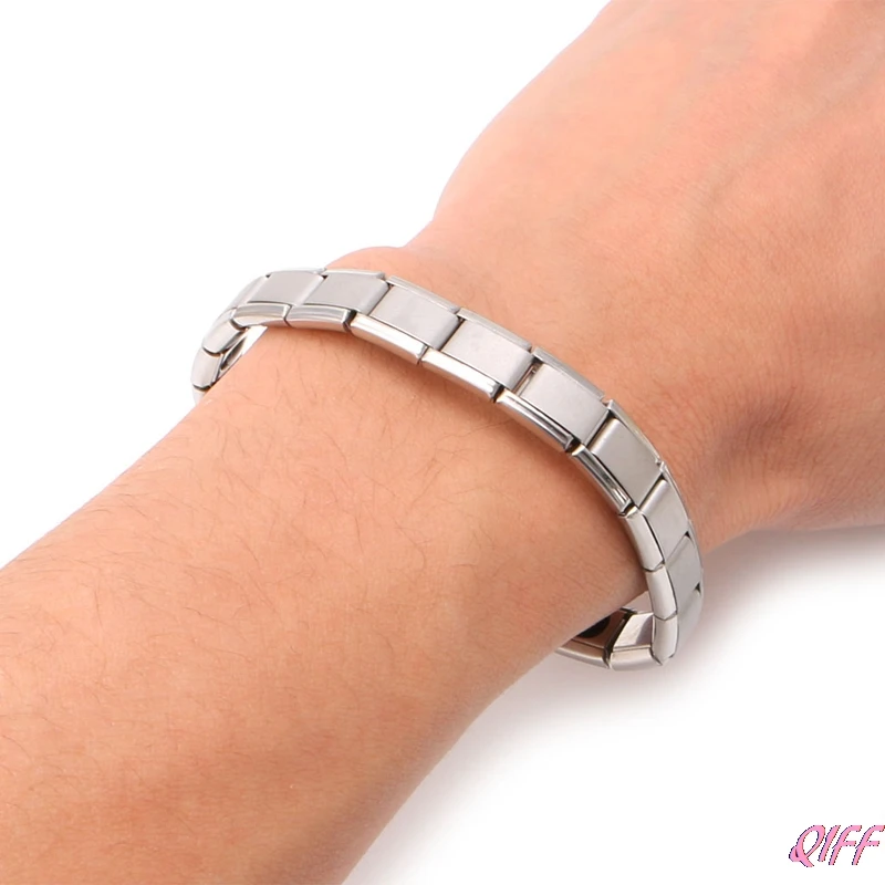 

Men's Stainless Steel Chain Link Cuff Bracelet Wristband Bangle Jewelry Punk New