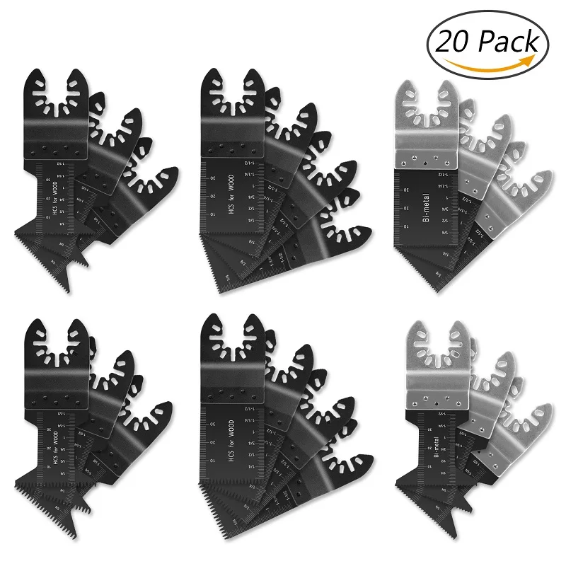 

20pcs Set Multi-function Saw Quick Release Saw Blade Universal Treasure Woodworking High Carbon Steel Saw Blade