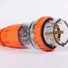 Вилка 56P540 40A наружная дворовая настенная розетка цепочка из нескольких розеток С влагонепроницаемым изолированным 2 позиционным переключателем