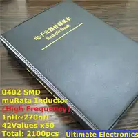 0402 muRata SMD Chip Inductor Diverse Kit 1nH ~ 270nH 42Valuesx50 Monster Boek