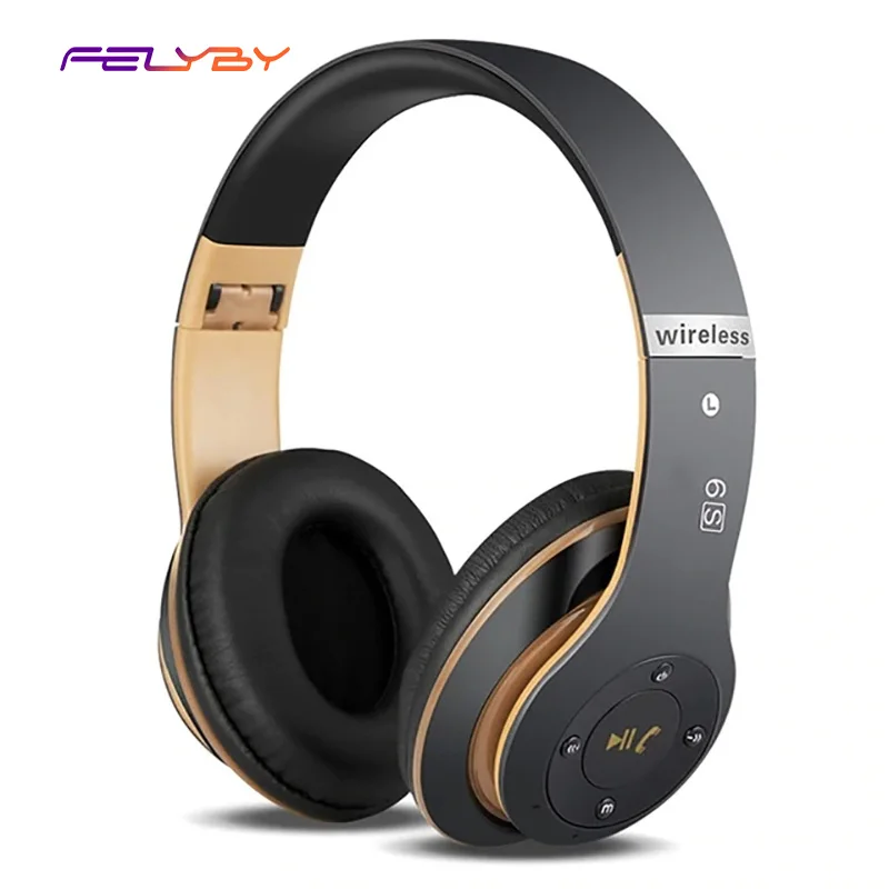 

FELYBY Bluetooth Headset Bluetooth Headphones Stereo Wireless Bluetooth Headset with Mic Support TF SD Card