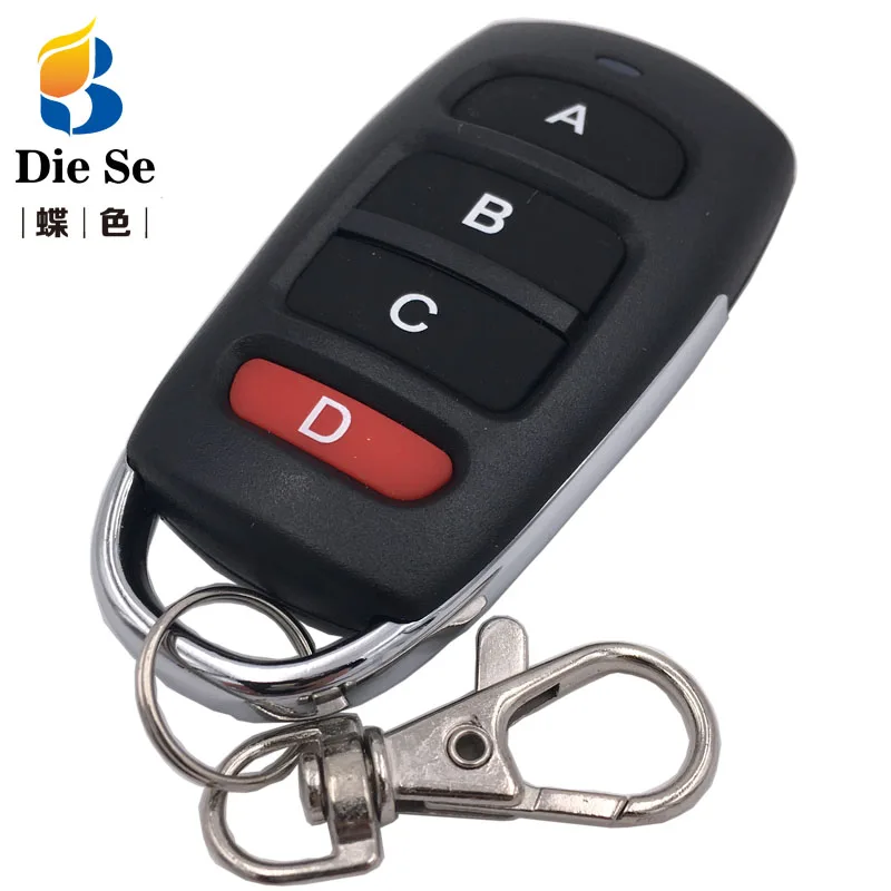 

433MHz Universal Remote Control 1527 Learning Code 433 mhz Transmitter For Gate Garage Door Light controller no clone 4 buttons