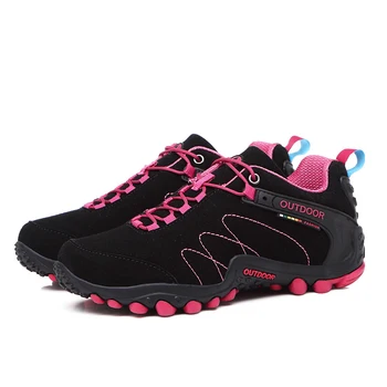 

Outdoor Men Shoes Waterproof Boots Women Walking Sneakers Mountain Athletic Breathable Anti-wear Lovers Running Shoes