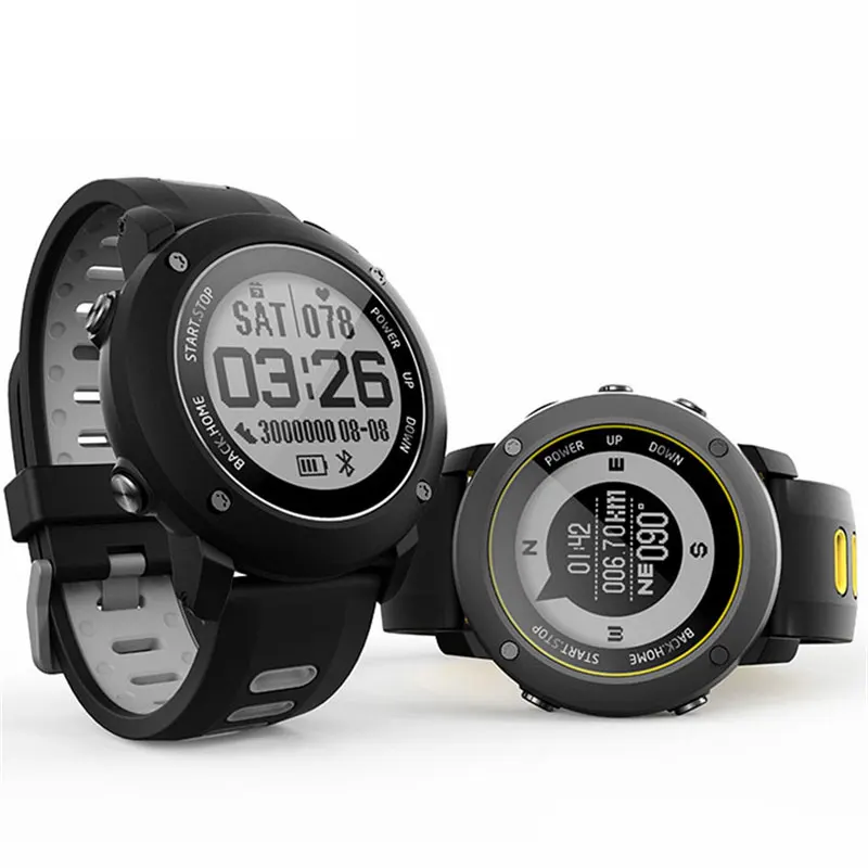 Permalink to Professional Outdoor Sports GPS Smart Watch IP68 100 Meters Deep Waterproof Heart Rate Monitor Compass  Wristwatch