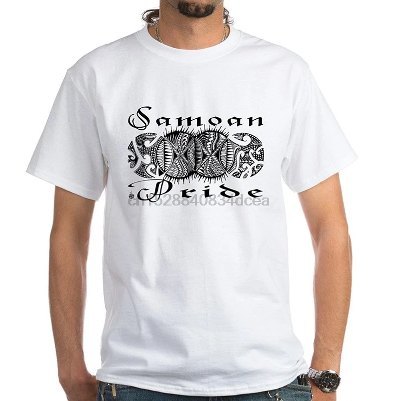 

Summer New Print Cotton Fashion Men Samoan Pride O-Neck Short Sleeve Broadcloth T Shirt