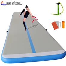 inflatable mat use for gymnastic sports training size 16.4ftx3.3ftx4inch the hand pump and repair kit for free