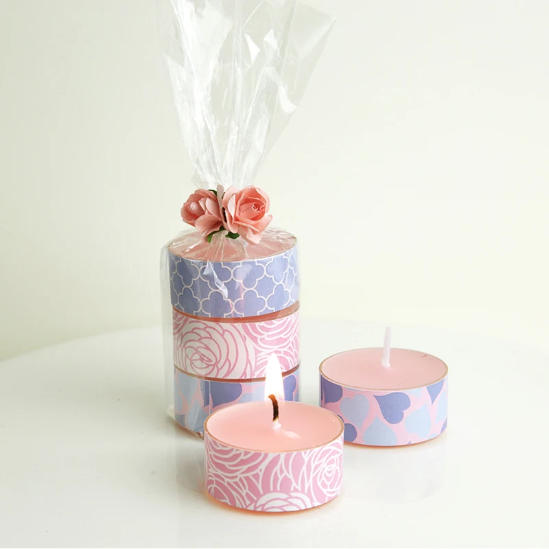 

Creativity Tea Light candle Aromatherapy Smokeless technology Essential oils spa Rose fragrance candles Festival partyhome decor