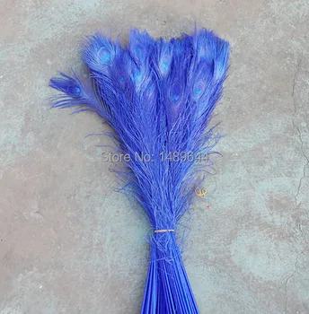 

The new 2014 30pcs30-34 inches / 75-85cm high quality natural Sapphire peacock feathers, peacock feather centerpieces hot