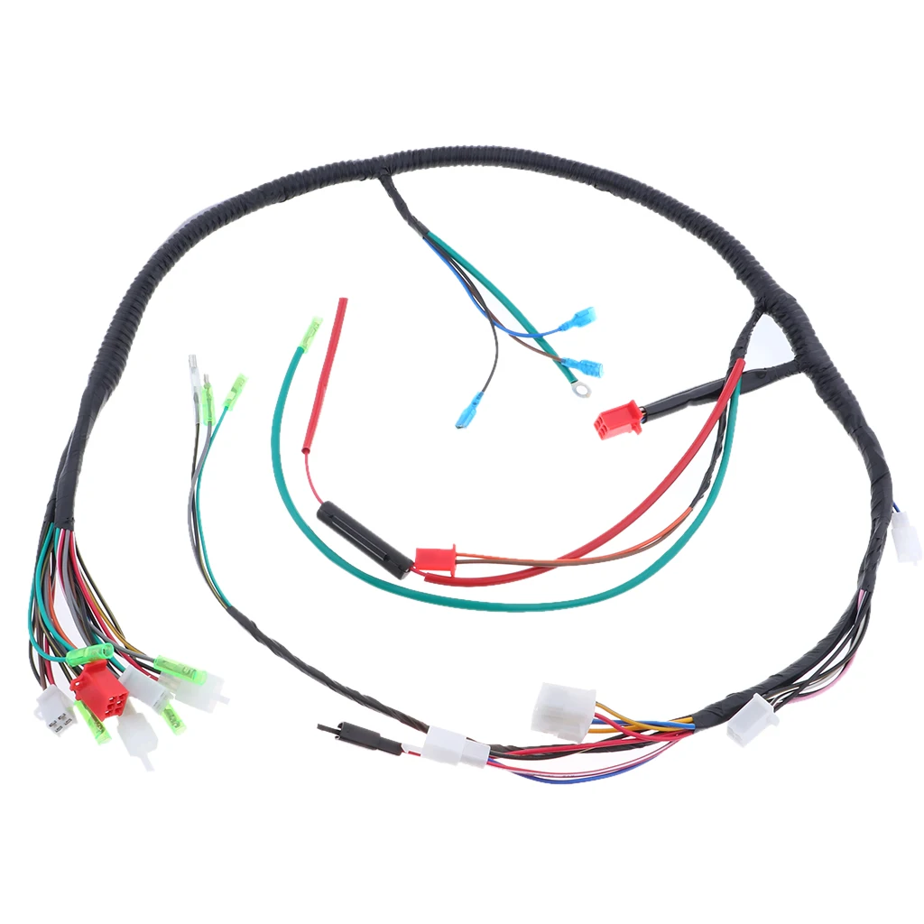 Electrics Wire Wiring Harness Assembly Current-on Component for Motorbike Scooter Fits for BAJAJ   Copper and Nylon