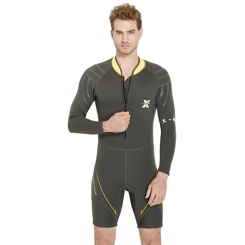 Dive & Sail 3mm Neoprene Mens Wetsuit Jumpsuit Long Sleeve Shorty