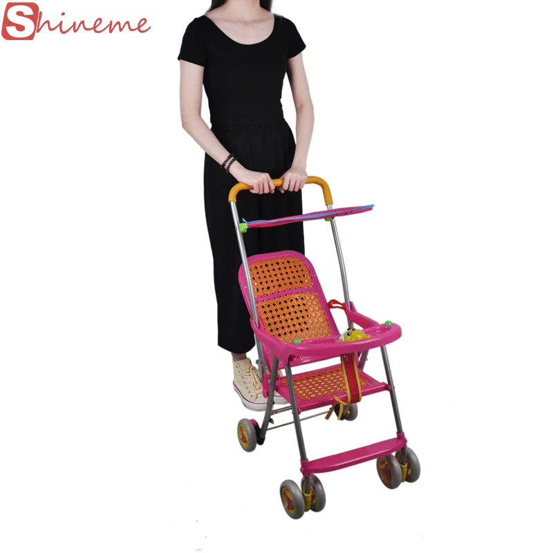 Newborn portable traditional china cheap folding summer baby stroller 3 in 1 baby carriage pram pushchair buggy factory car