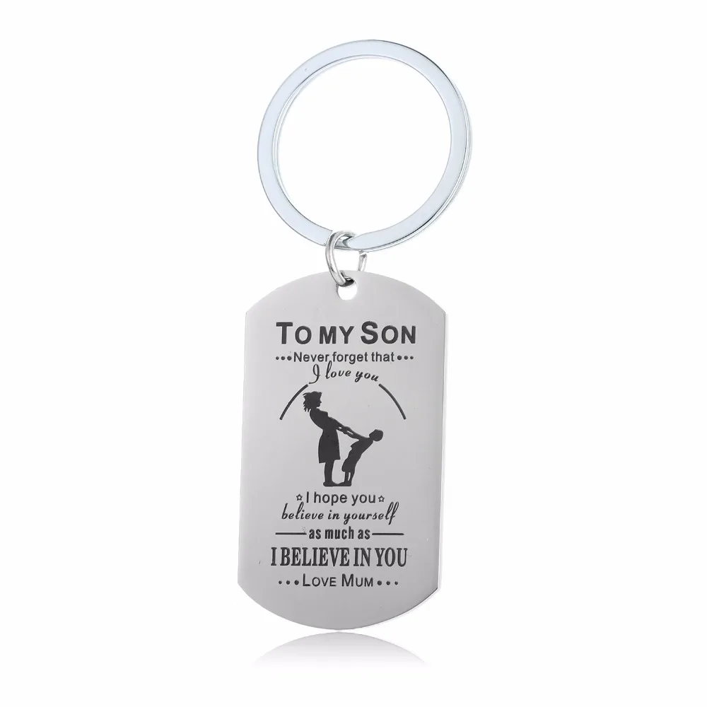 /'Believe in Yourself/' Friend Keyring with a Cute Llama Charm Lovely Gift