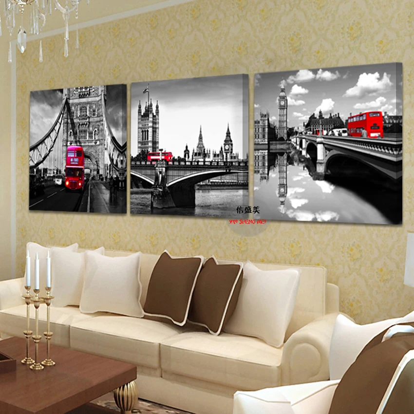 

3 piece canvas wall art