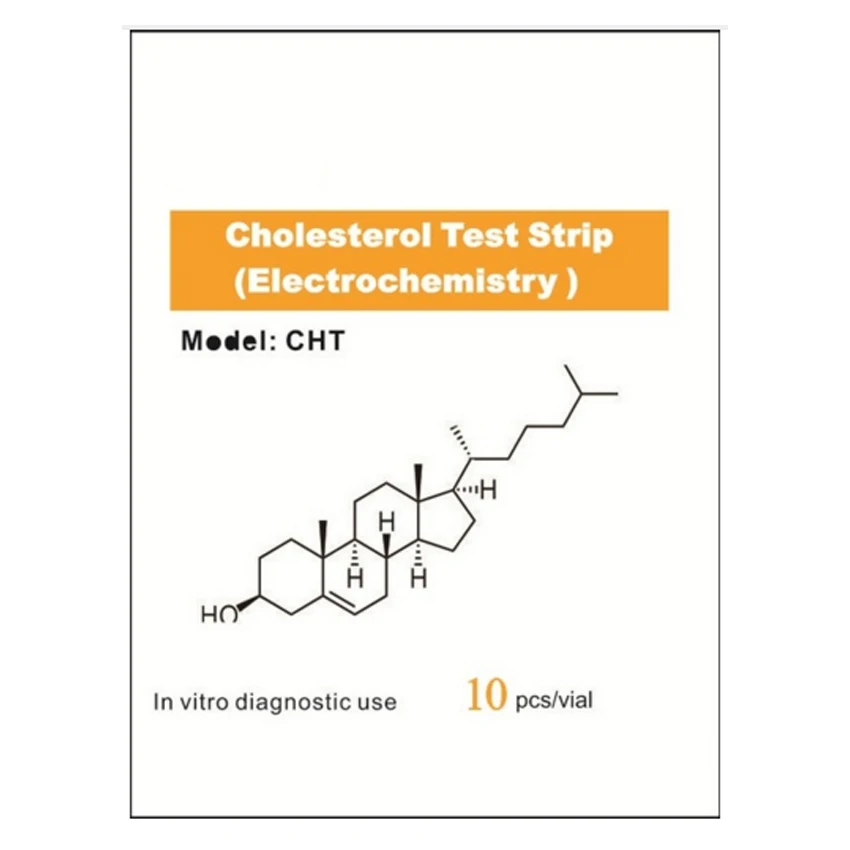 

10PCS/Box Cholesterol Test Strip for Guc-Check Multi-monitoring System Cholesterol & Uric Acid & Blood Glucose Meter