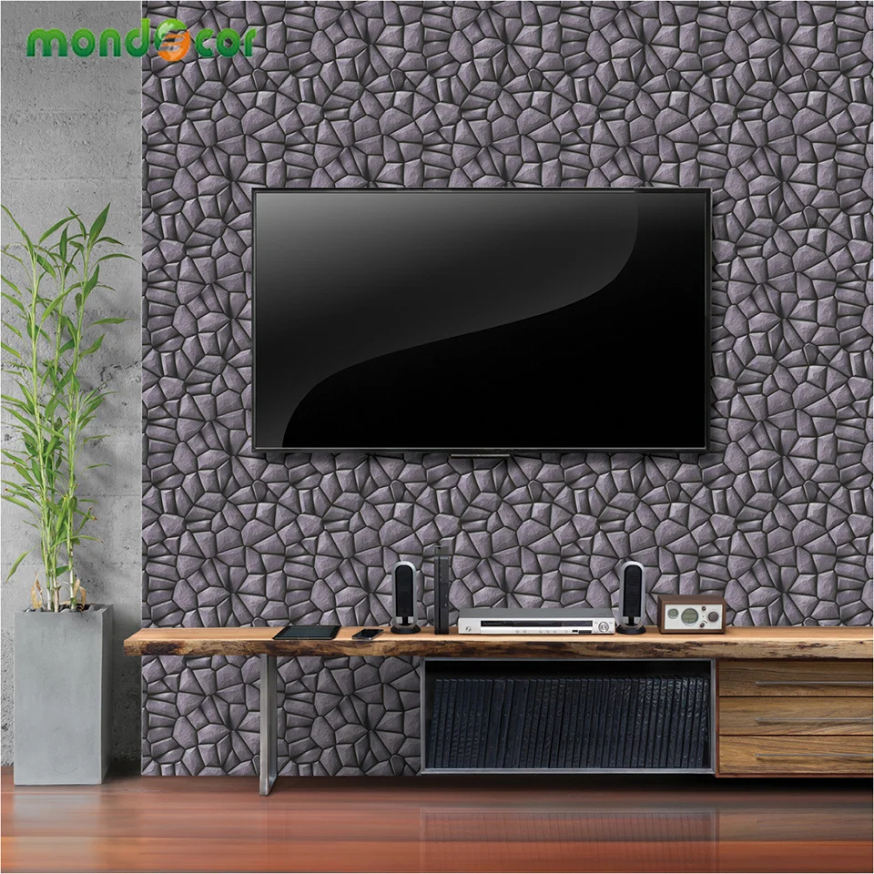 

Living Room Household Decor 3D Wallpaper Vintage Brick Pattern DIY Self Adhesive Art Metope Kitchen Background Tiles Stickers