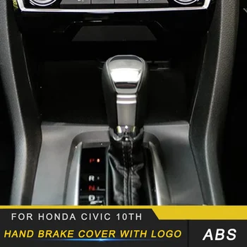 

Auto Car-styling Gear Hand Brake Cover Trim Cover Trim Interior Accessories Sticker for Honda Civic 10th 2016 2017