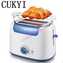 CUKYI 2 шт. почвы драйвер бытовой тостер хлеб полностью автоматический Завтрак машина из нержавеющей стали, для выпечки Отопление