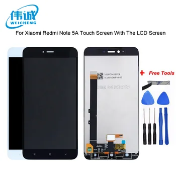 

WEICHENG For Xiaomi Redmi Note 5A Standard 2GB/16GB LCD Display+Touch Screen Replacement Digitizer Assembly replace lcd