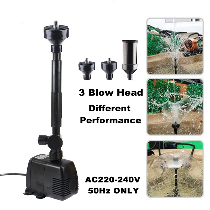 Mini Submersible Aquarium Fountain Pump Garden Pond Fountain Maker