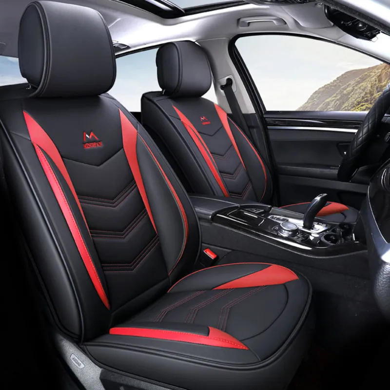 Универсальные кожаные автомобильные чехлы на сиденья для VW volkswagen polo 2018 6r 9n
