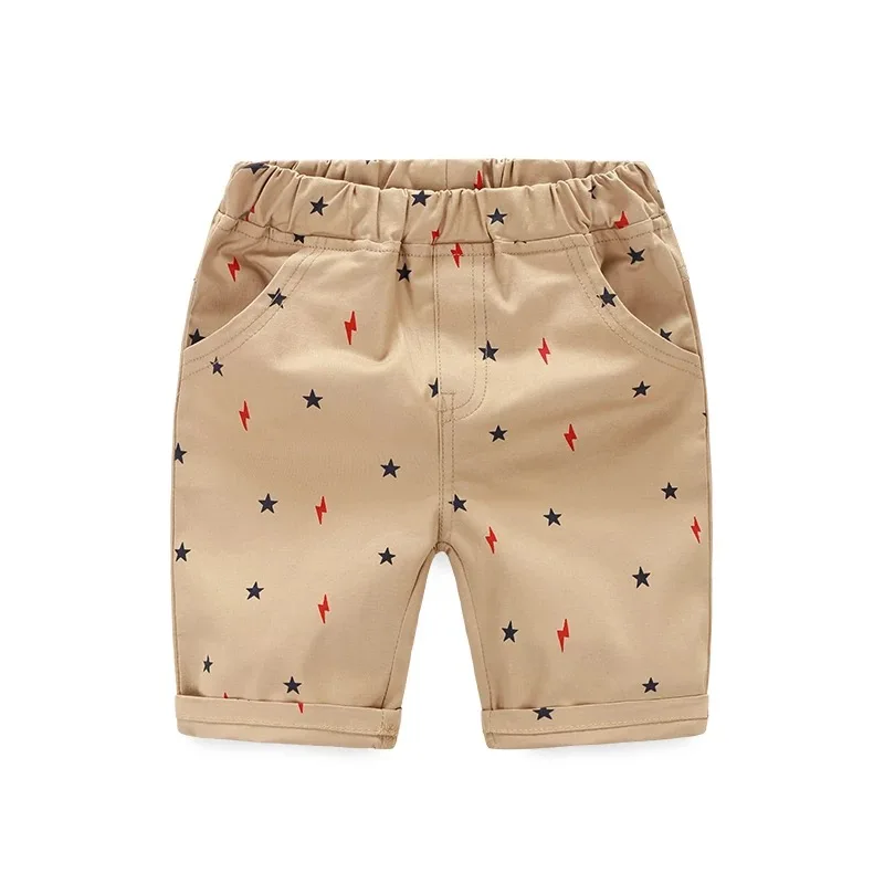 Г., шорты для маленьких мальчиков, повседневные летние пляжные детские шорты короткие штаны с рисунком для маленьких мальчиков от 3 до 8 лет - Цвет: 16