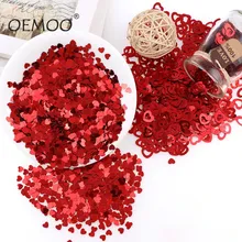 Sequins Table-Decoration Paillettes Glitter Romantic Party Beautiful Heart Wedding 