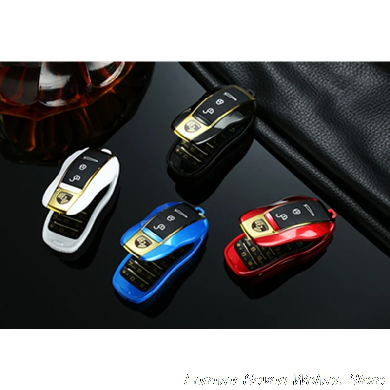  Original Newmind F15 Plus Mini Flip Phone Car Key Chain Model Dual SIM Cellphone Bluetooth Dialer M