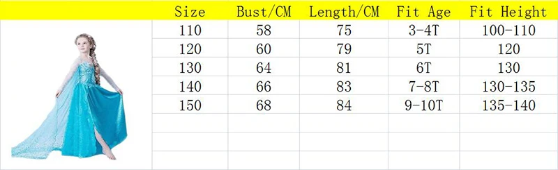 Новинка; платье принцессы Эльзы для девочек; Рождественский маскарадный костюм для маленьких девочек; комплект с платьем Анны для дня рождения; Снежная королева; детское платье Эльзы; vestido